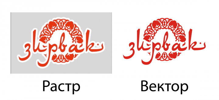 Отрисовка логотипа в векторе