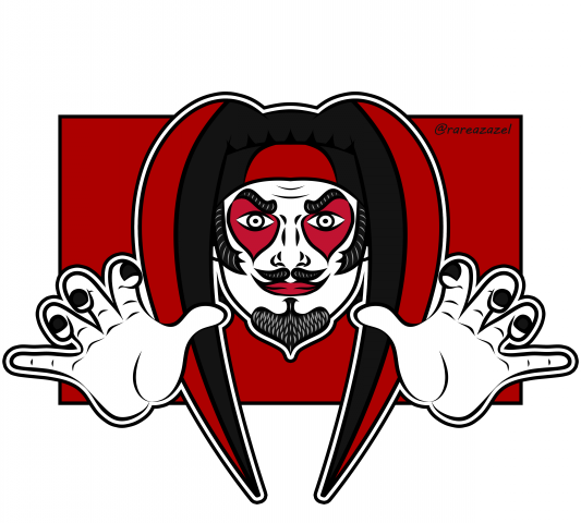 Шут в стиле поп-арт