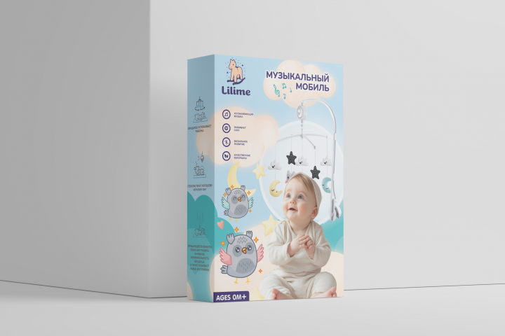 Дизайн упаковки мобиля на кроватку