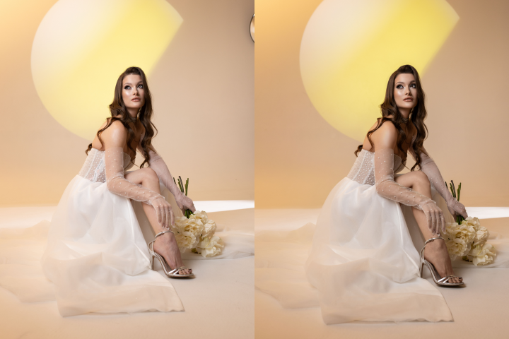 Ретушь свадебной фотографии