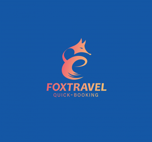 Логотип для туристической компании FOXTRAVEL