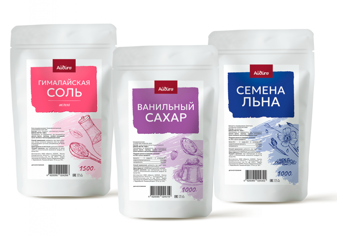 Дизайн этикеток на дой-паки для пряностей