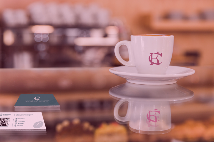 логотип и фирменный стиль кофейня