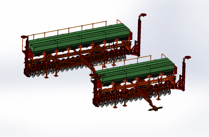 Сеялка зернотуковая