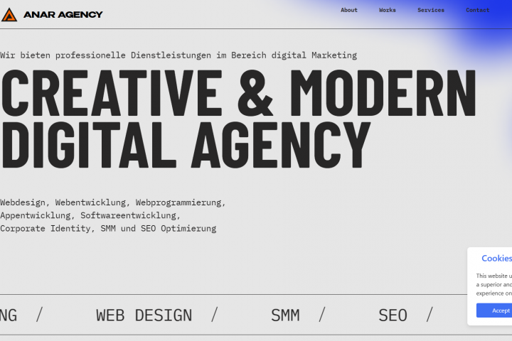 Верстка сайта