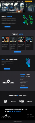 Верстка  MASD GAME