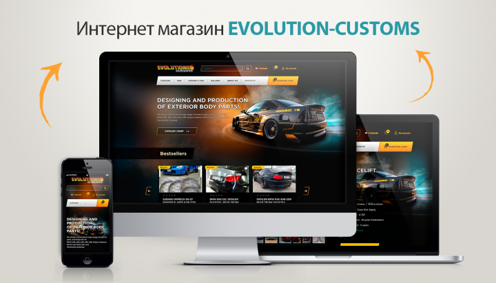 Интернет-магазин Evolution-customs