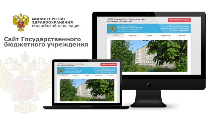 Сайт государственного бюджетного учреждения