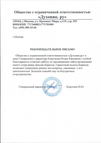 Музыкальные инструменты. Яндекс.Директ и SEO. Отзыв