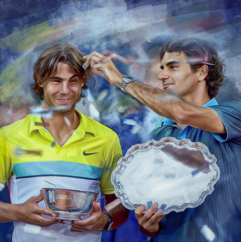 Двойной портрет. Рафа и Роджер.