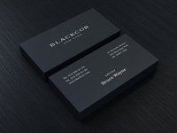 Визитки Blackcor