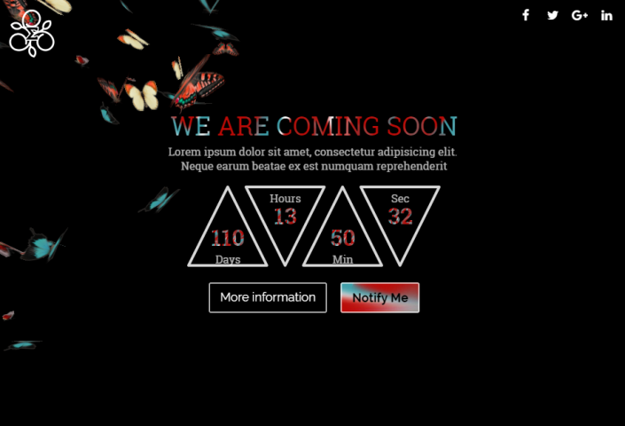 Coming Soon page