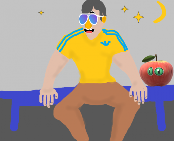 Спортсмен на районе