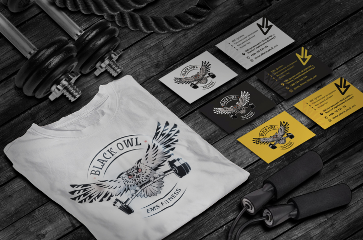 Айдентика для Black Owl