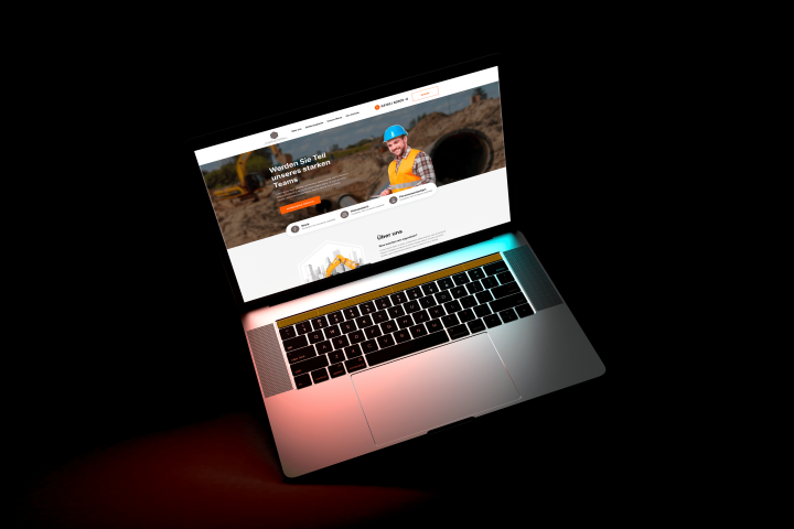 Лендинг для компании по строительству