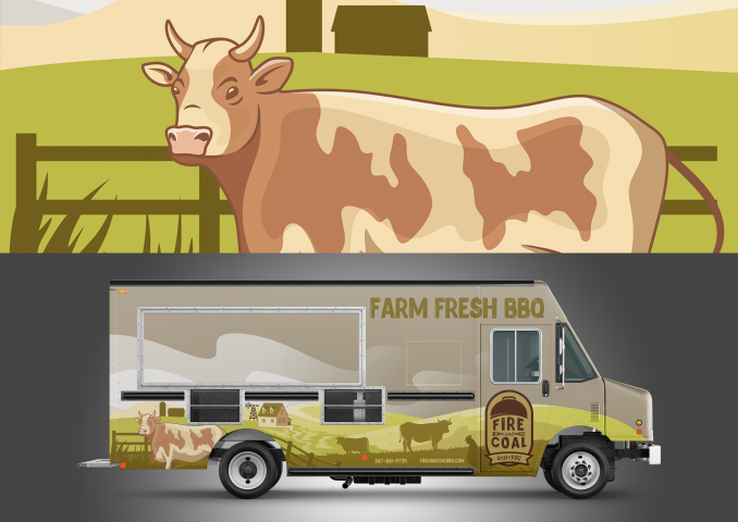 Дизайн для оклейки автомобиля