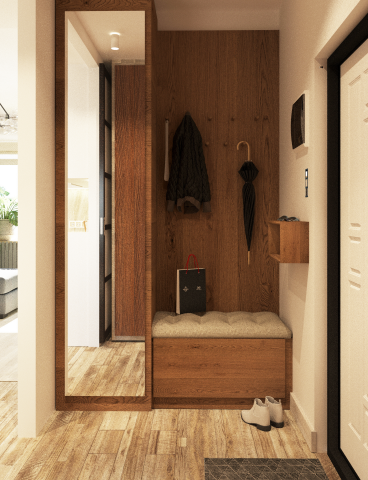 ЖК ОДинбург прихожая