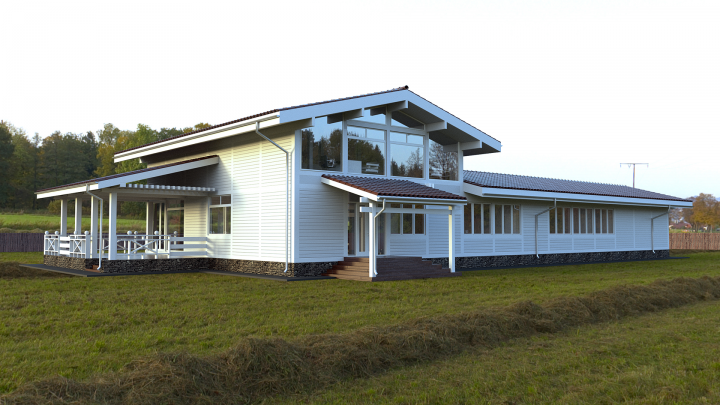 Частный дом. Фахверк. Проект реализован