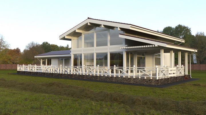 Частный дом. Фахверк. Проект реализован