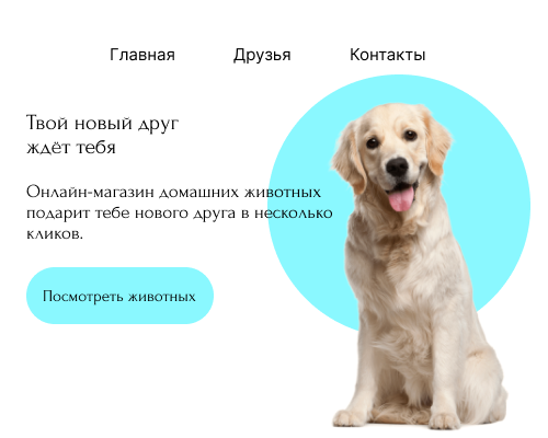 Интернет-магазин домашних животных