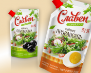 Разработка дизайна майонезов ТМ "Славен"