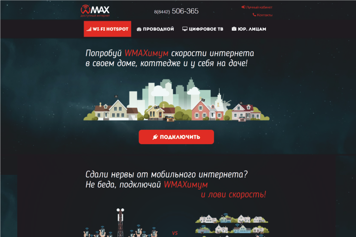Разработка сайта "WMAX"