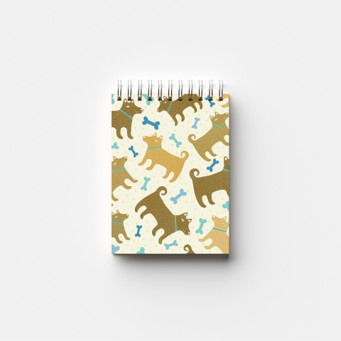 Паттерн для серии канцелярских товаров " Собачки"