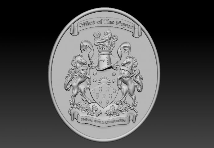 3D модель Герб ( барельеф )