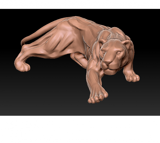 3D модель пантеры