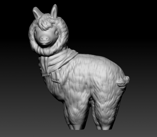 3D модель ламы