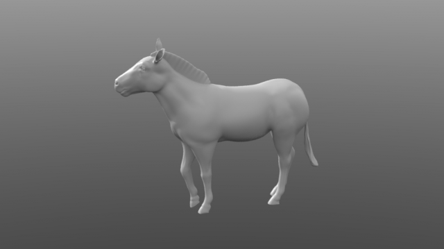 3D Модель Зебры