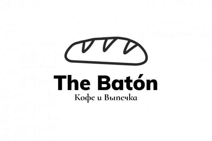 Логотип для сербского кафе The Baton