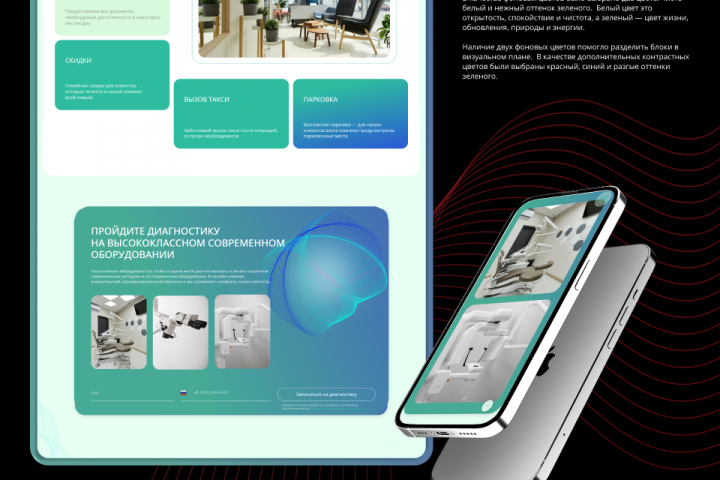 Промосайт стоматологической клиники