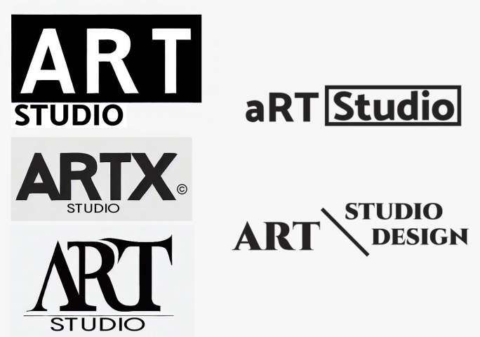Лого в деловом стиле Art Studio / ARTX studio.
