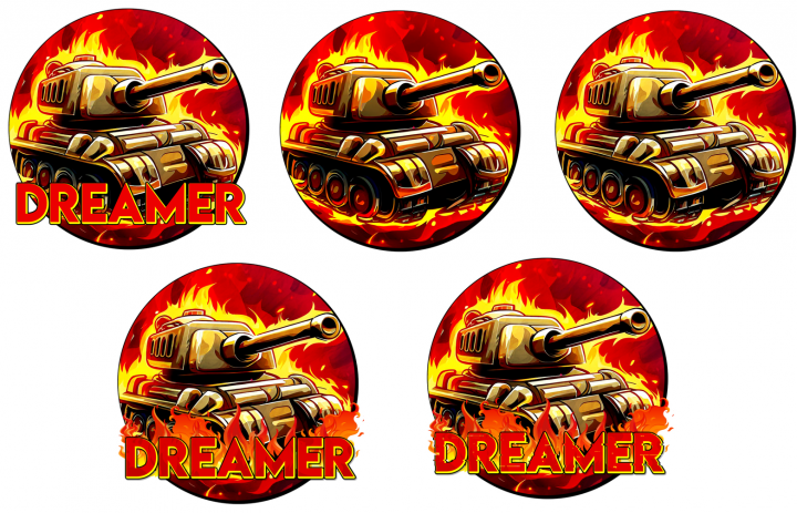 Dreamer Логотип для Игрового Твич канал по игре WOT