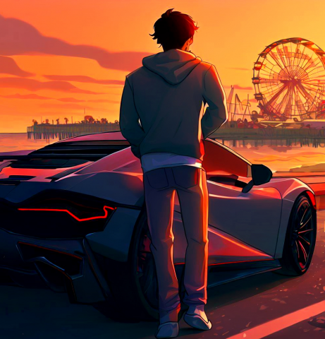 Отрисовка Арт Аватарки для YouTube канала по GTA 5