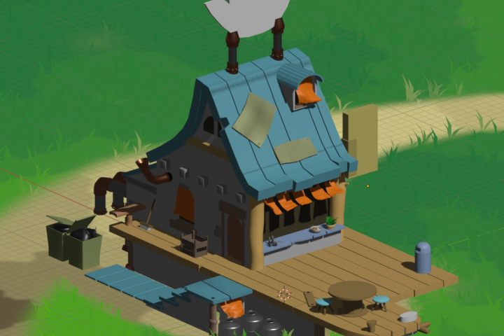 Визуализация с референса