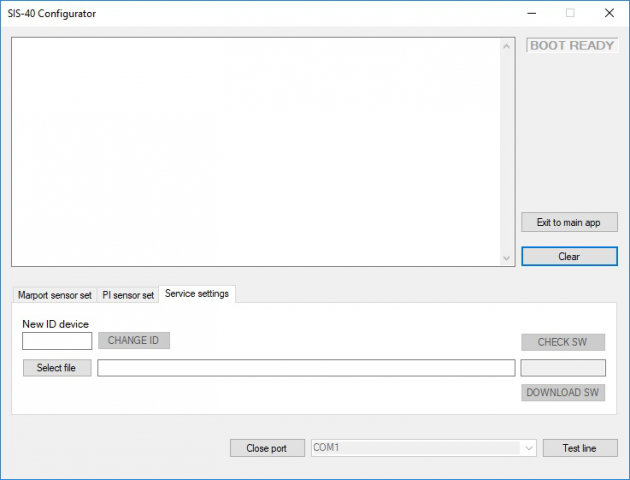 Управление устройством подключенным к COM порту.