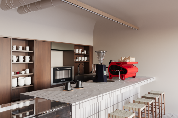 Интерьерная визуализация кофейни