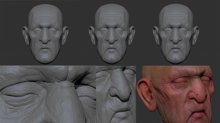 Разработка персонажа/3D скульптинг
