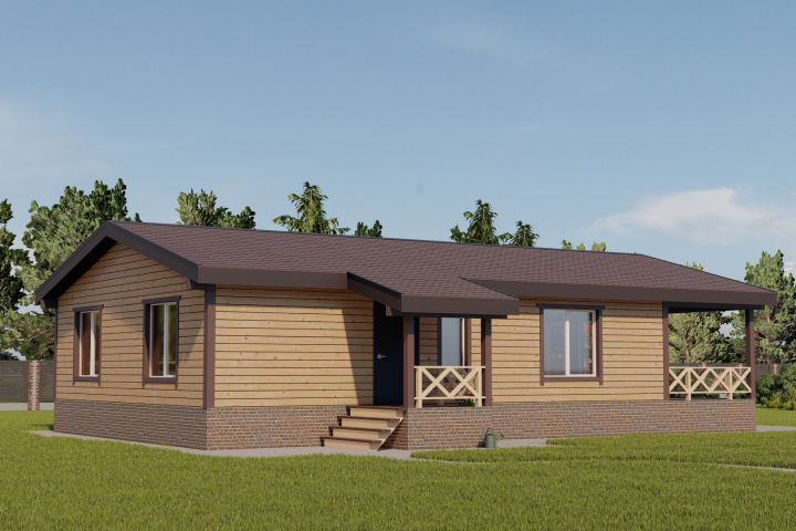 Визуализация экстерьера загородного дома