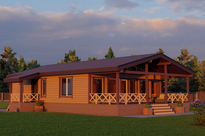 Визуализация экстерьера загородного дома
