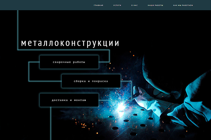 Сайт под ключ с анимацией при скролле