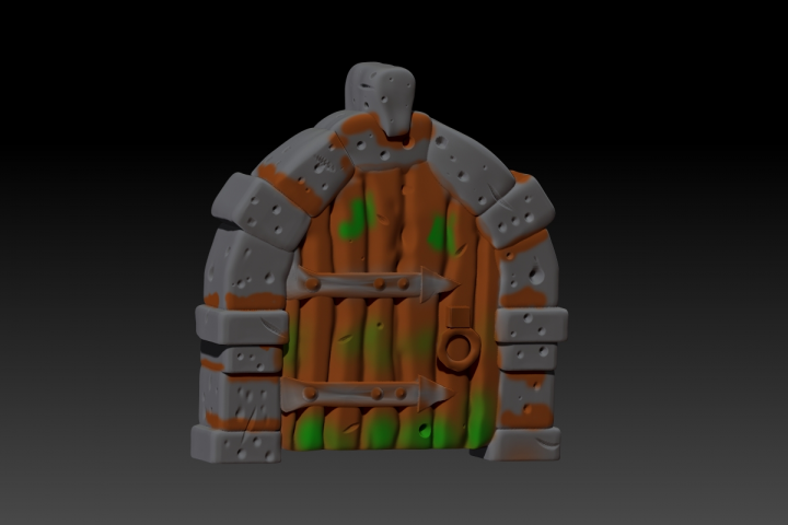 A medieval door/Средневековая дверь
