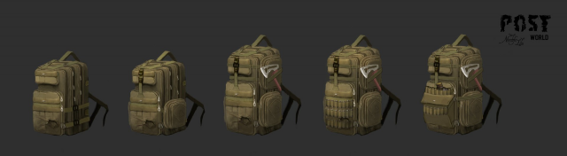 Modifiable hiking backpack (series 2)