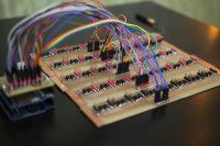 Arduino based 40 channel GSM commutator