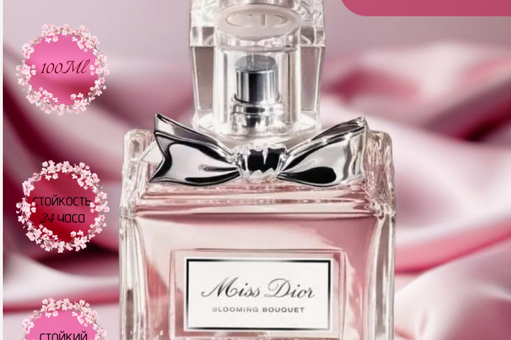 Инфографика. Духи "Miss Dior"
