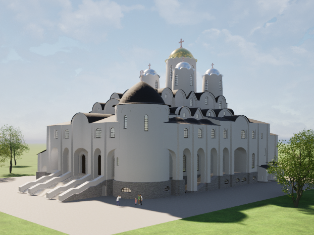 3D модедь храма