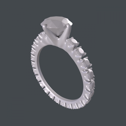 Кольцо (с камнями)