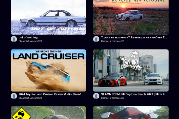 Школьный проект видеохостинга "Spot"